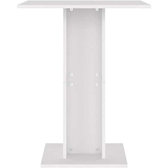 Τραπέζι Vidaxl Bistro από Μοριοσανίδα Λευκό 60x60x75 cm - Λευκό image 2