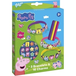 Σετ Κατασκευής Κοσμημάτων Totum Peppa Pig 3 Bracelets & 18 Charms