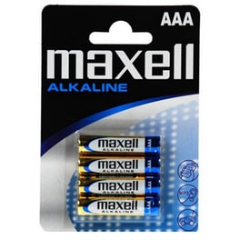 Maxell Αλκαλικές Μπαταρίες LR03 AAA 1.5V 4τμχ