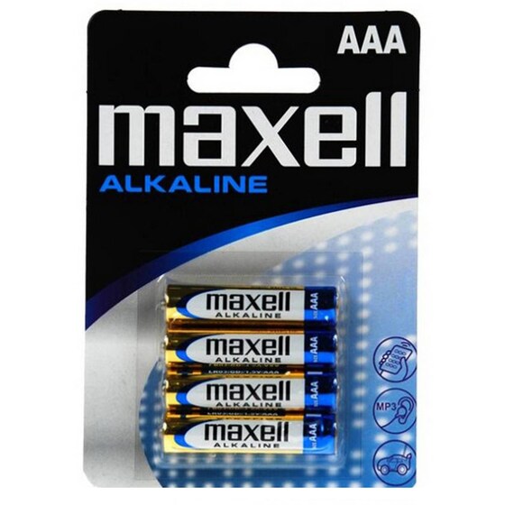 Maxell Αλκαλικές Μπαταρίες LR03 AAA 1.5V 4τμχ image 0