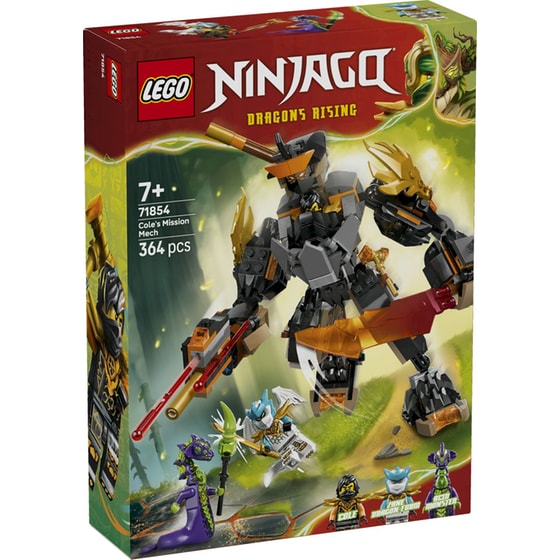LEGO® Ninjago® Cole's Mission Mech & Dragon Zane (71854) image 0