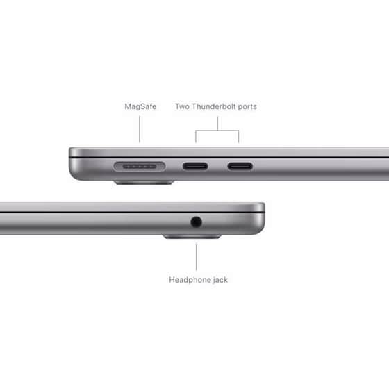 Apple MacBook Air with M3 Chip 13.6"QHD (Apple M3/16GB/256GB SSD/MacOs) Space Grey image 6