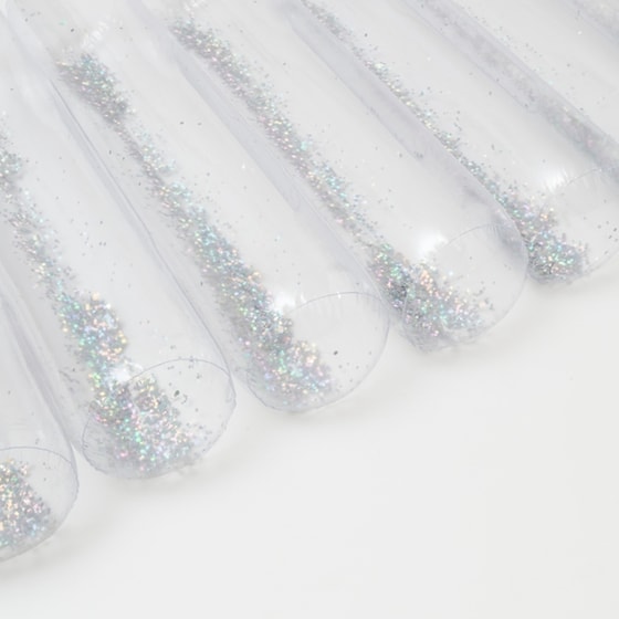 Στρώμα Θαλάσσης SunnyLife Tube Lilo με Glitter 95 cm - Διαφανές image 3