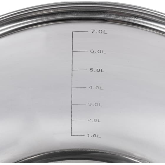 Κατσαρόλα Βαθιά RESTO Casserole-92006 από Ανοξείδωτο Ατσάλι 24 cm 8 L Inox image 5