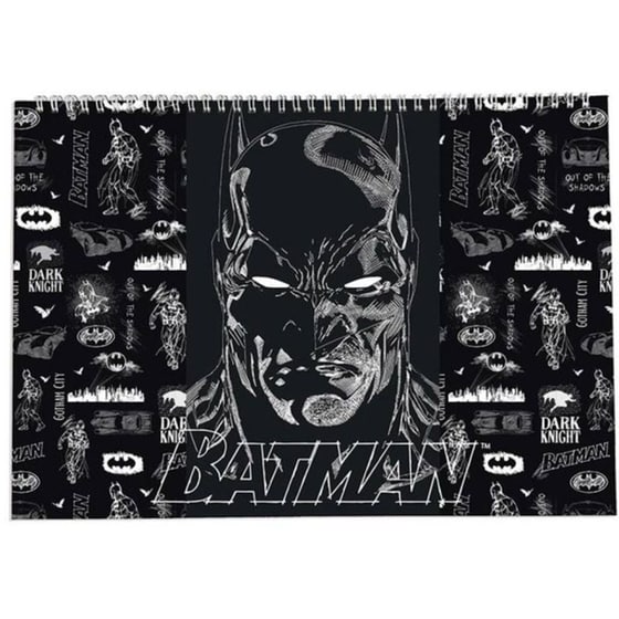 Μπλοκ&nbsp;Ζωγραφικής&nbsp;Graffiti&nbsp;Α4&nbsp;30Φ&nbsp;Batman image 0