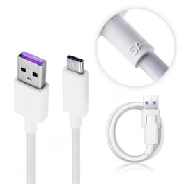 Καλώδιο δεδομένων Huawei Hl1289 Usb to Usb-C 5A 1m Bulk - White