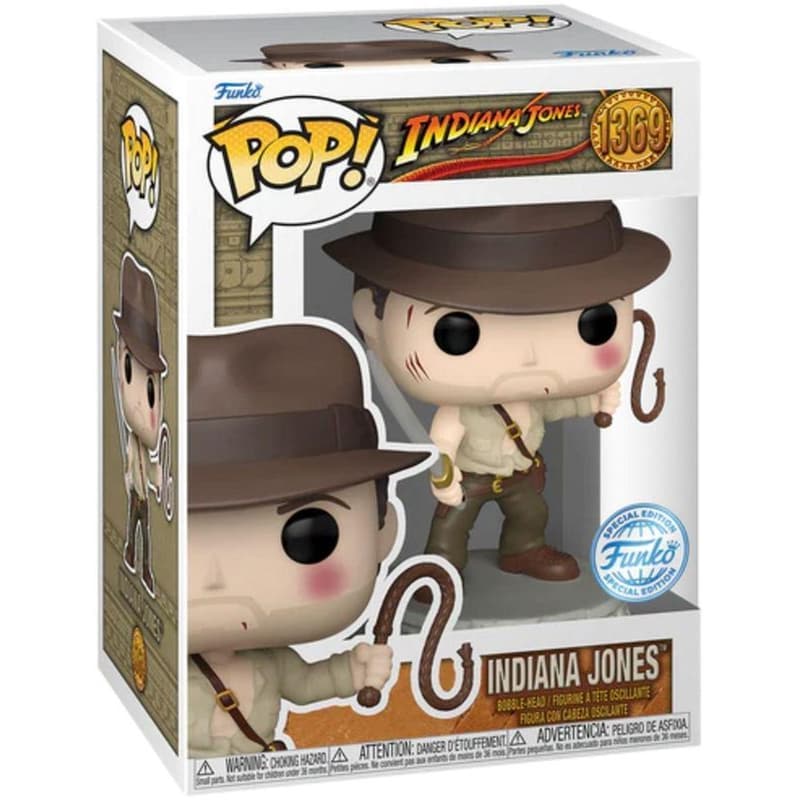 FUNKO Funko Pop! Indiana Jones - Indiana Jones Raiders of the Lost Ark - Indiana Jones with Whip #1369