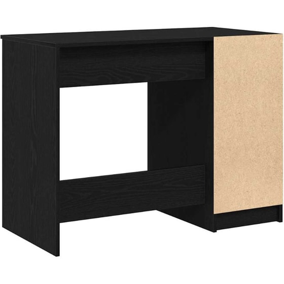 Γραφείο VidaXL από Επεξεργασμένο Ξύλο 100x50x75 cm - Μαύρη Οξιά image 2