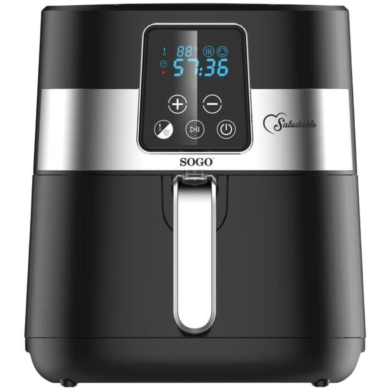 SOGO FRE-SS-10485 με Αποσπώμενο Κάδο 1300 W 3.5 L Μαύρο Φριτέζα Αέρος