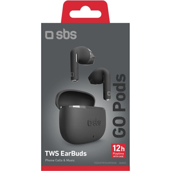 Ακουστικά Bluetooth SBS Go Pods TWS - Black image 1