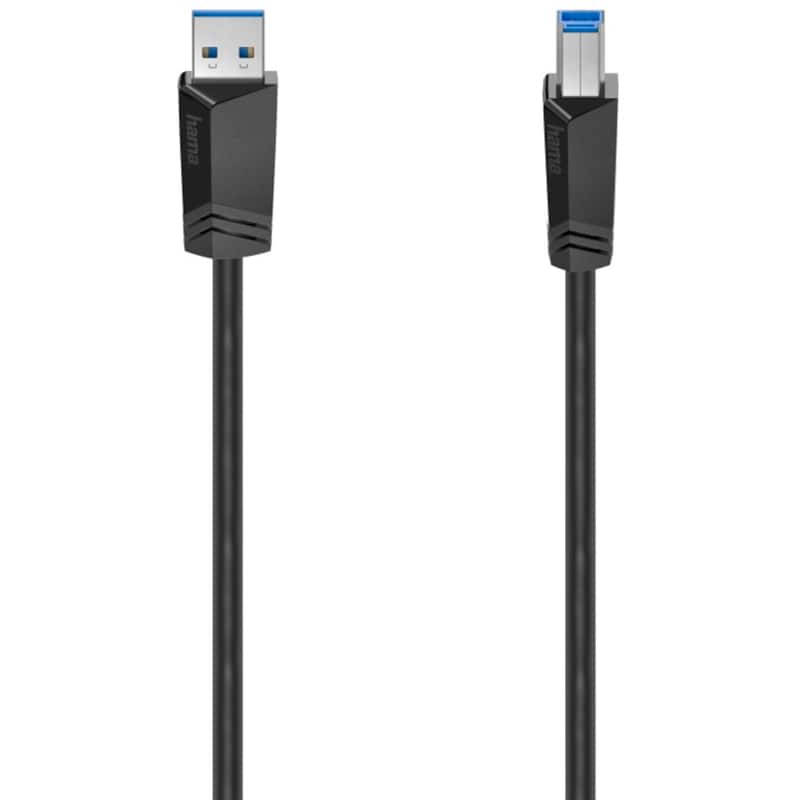 HAMA Καλώδιο Hama USB-A Male σε USB-B Male - 1.5m