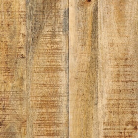 Τραπεζαρία Vidaxl από Μασίφ Ξύλο Μάνγκο 140x70x75 cm - Μαύρο/Καφέ image 2