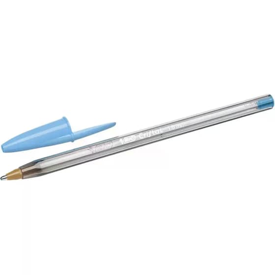 Στυλό Διαρκείας Bic Cristal Fun 1.6 mm Τιρκουάζ (1 Τεμάχιο) image 1