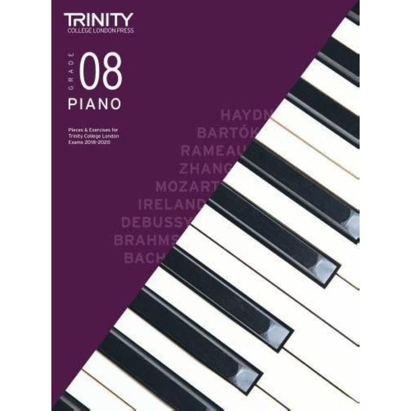 Trinity College London Piano Exam Pieces Exercises 2018-2020. Grade 8