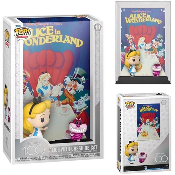Funko Pop! Movie Posters - Disney (100th Anniversary) - Alice with Cheshire Cat #11 image 0