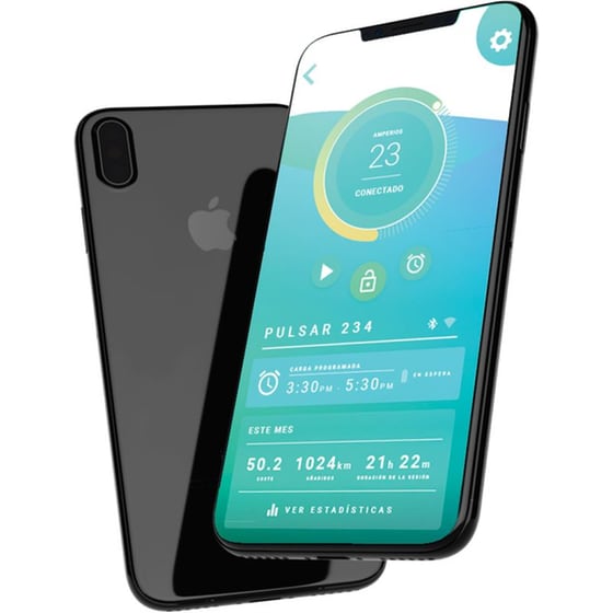 Επιτοίχιος Φορτιστής Αυτοκινήτου Wallbox Pulsar Plus 7.4 kW - Μαύρο image 12