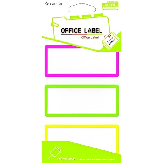 Αυτοκόλλητοι Σελιδοδείκτες Office Label 38x87 mm (15 Φύλλα) image 0