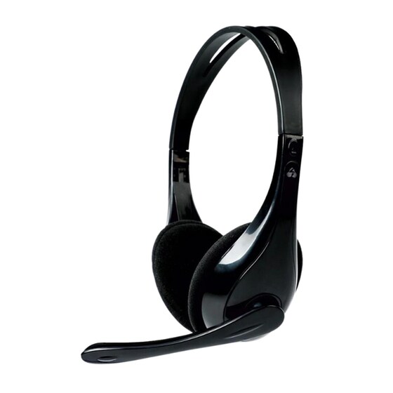 Ακουστικά Headset Powertech PT-734 με Μικρόφωνο Ακουστικά Κεφαλής Μαύρο image 1