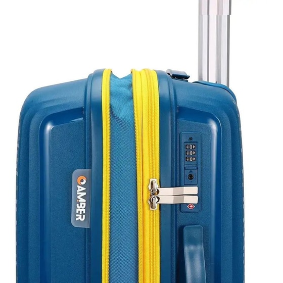 Σετ Βαλίτσες&nbsp;Amber&nbsp;Μπλε image 13