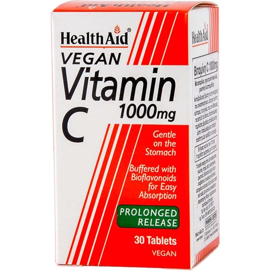 Health Aid Vitamin C 1000mg - 30 ταμπλέτες image 0