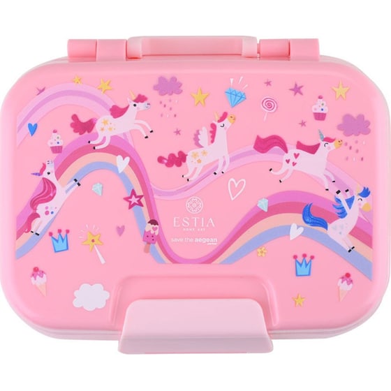 Φαγητοδοχείο με Κουτάλι και Πιρούνι ESTIA  Save the Aegean Rainbow Dreams 1030 ml image 0