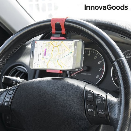 Βάση Στήριξης Αυτοκινήτου Για Τιμόνι Innovagoods Gadget Car - Μαύρο image 4