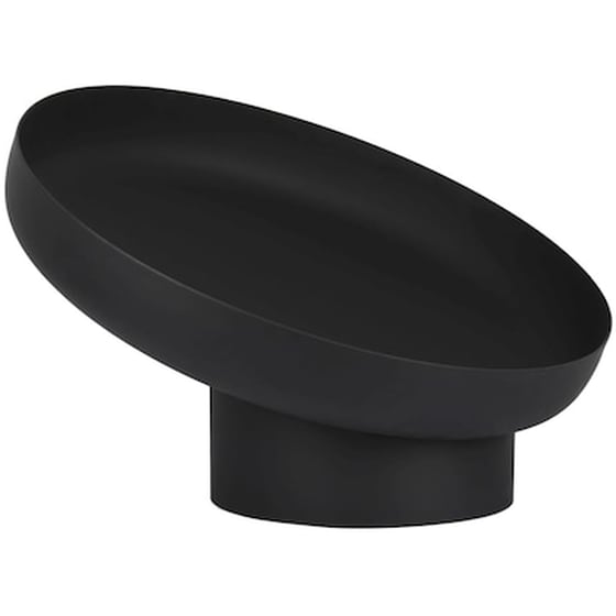 Esschert Design Τζάκι Εξωτερικού Χώρου Κεκλιμένο Μαύρο Ατσάλινο Ff402 image 1
