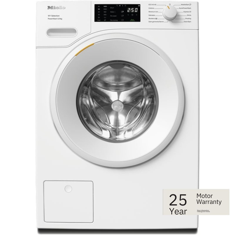 MIELE WSB363 WCS Pwash 8 kg 1.400 Στροφές Λευκό με Wi-FiΠλυντήριο Ρούχων
