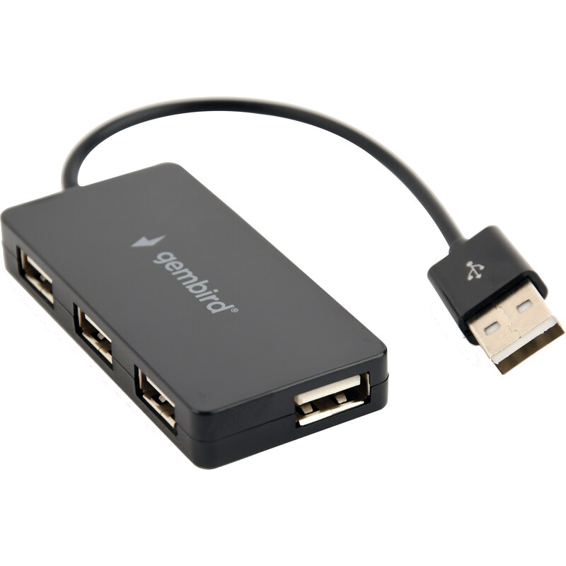 GEMBIRD Gembird UHB-U2P4-04 USB Hub 4-Port USB 2.0 συμβατό με USB-A