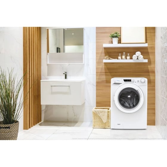 CANDY HES14114TWM5/1-S 11 kg 1.400 Στροφές Λευκό με Wi-Fi Πλυντήριο Ρούχων image 7