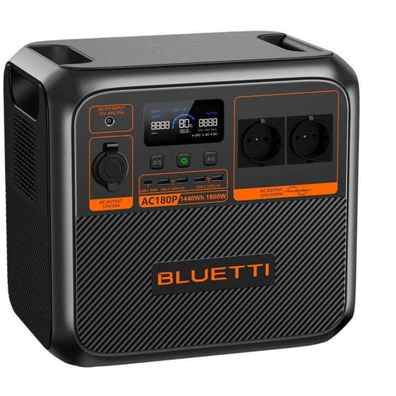Bluetti Power Station AC180P 1.440Wh - Μαύρο image 2