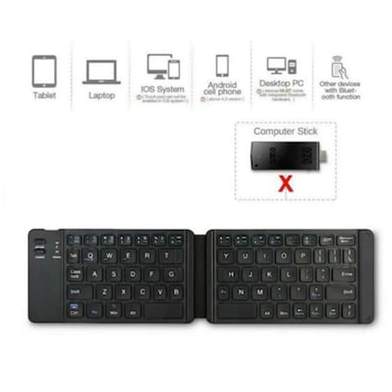 Andowl Q-815 Ασύρματο Bluetooth Πληκτρολόγιο (US) image 3