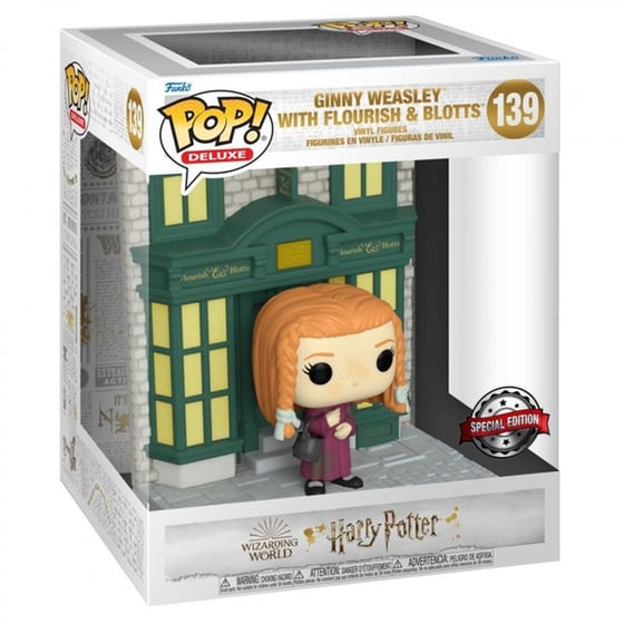 Funko Pop! Harry Potter - Diagon Alley Assemble - Flourish & Blotts Storefront with Ginny #139 image 1