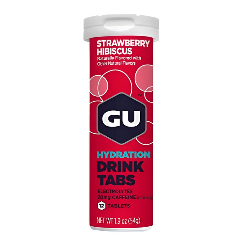 Ηλεκτρολύτες Gu Strawberry/Hibiscus - 12 δισκία