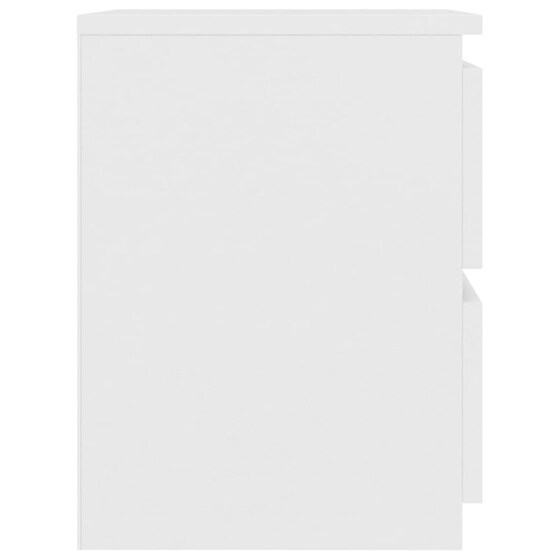 Κομοδίνο Vidaxl Από Μοριοσανίδα 2τμχ 30x30x40 cm - Λευκό image 4
