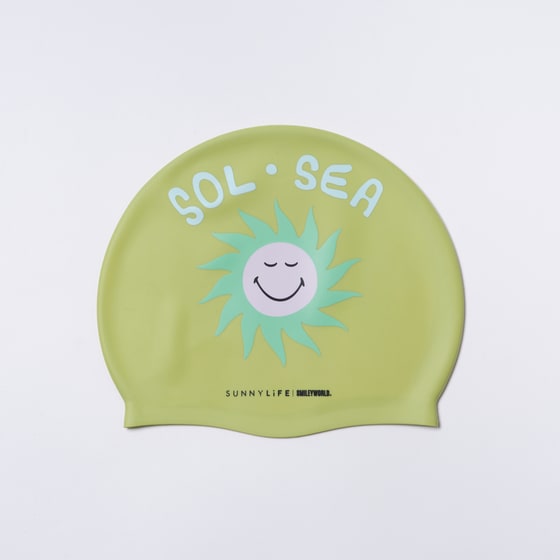 Παιδικό Σκουφάκι Κολύμβησης SunnyLife Smiley - Πράσινο image 1