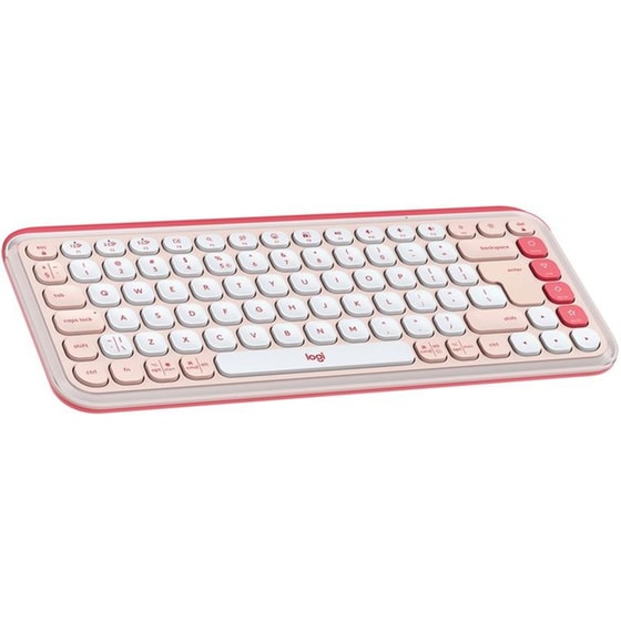 Logitech POP Icon Keys Ασύρματο Πληκτρολόγιο με Bluetooth - Ροζ (US) image 0