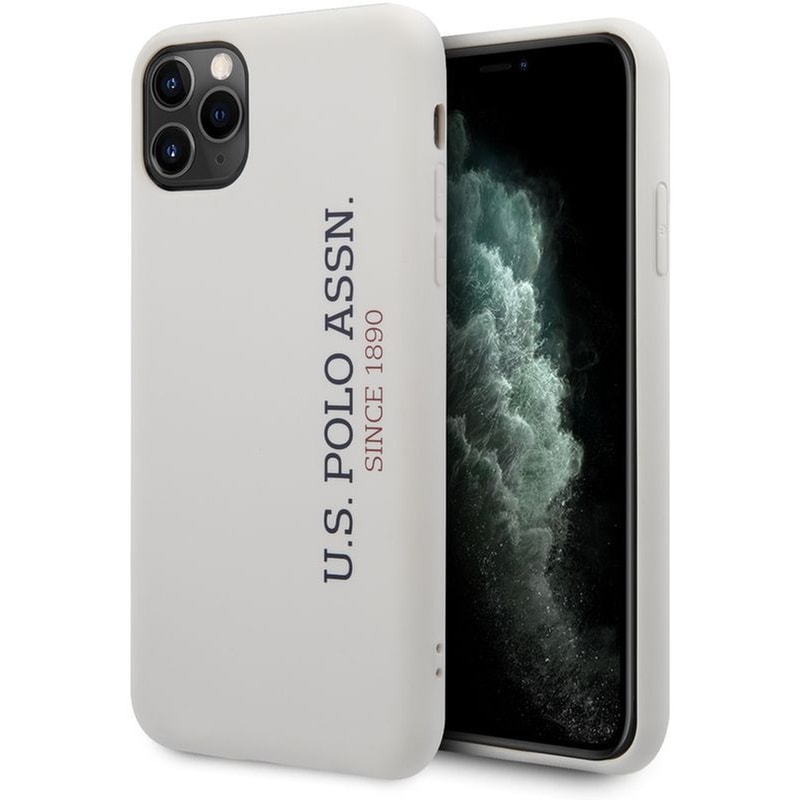 U.S. POLO ASSN U.s. Polo Assn. “silicone Effect Logo Collection” Θήκη Προστασίας Από Σιλικόνη – Iphone 11 Pro Max (λευκό – Ushcn65slwhv2)