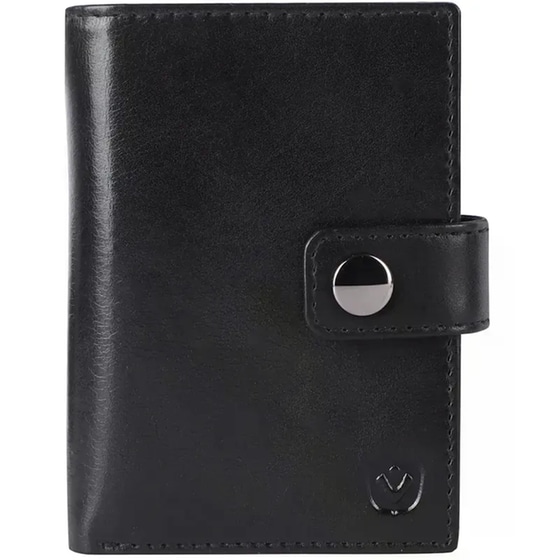 Θήκη Καρτών Valenta Leather Magsafe Luxe Black image 0