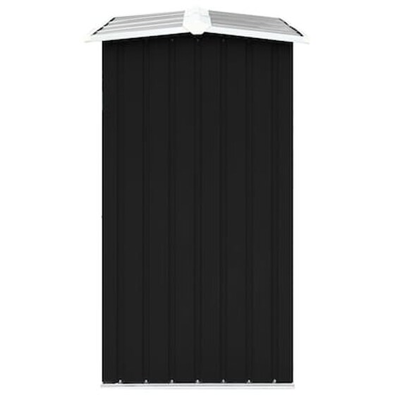 Vidaxl Υπόστεγο Αποθήκευσης Ξύλων Ανθρακί 172x91x154 Εκ. Γαλβ. Ατσάλι image 4