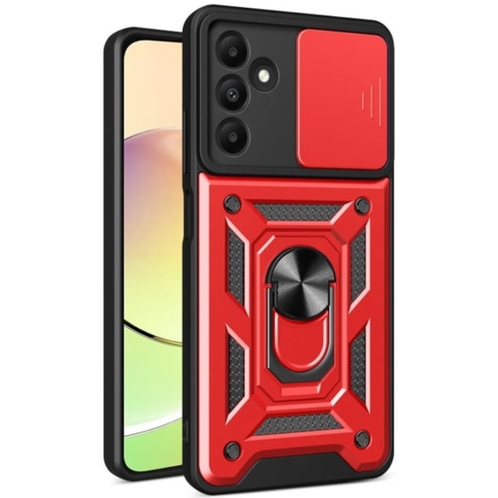 Θήκη Samsung Galaxy A15 - Bodycell Armor Slide Case - Red image 0