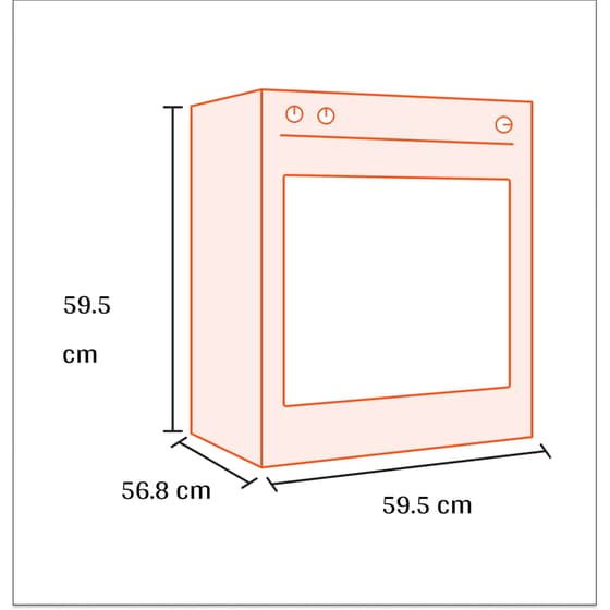 CANDY CLE64KX & FIDCP N615L 70 Lt Μαύρο Eντοιχιζόμενο Σετ Φούρνος και Εστία image 1