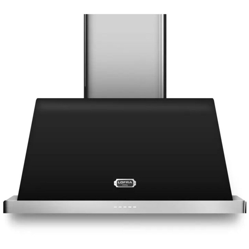 LOFRA DOLCEVITA60NMCHROME 60 cm Μαύρο Απορροφητήρας Καμινάδα - Τζάκι