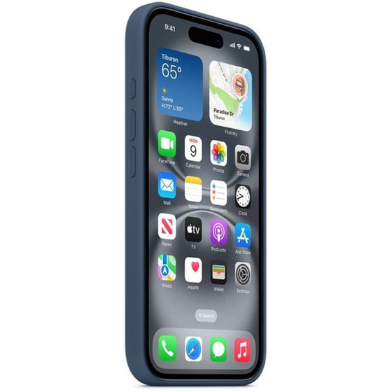 Θήκη Apple iPhone 16 - Silicone Case with MagSafe - Denim image 5