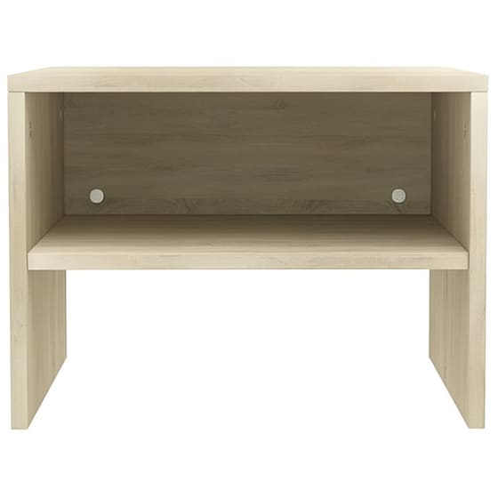 Κομοδίνο Vidaxl Από Μοριοσανίδα 2τμχ 40x30x30 cm - Sonoma Δρύς image 3