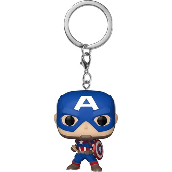 Funko Pocket Pop! Keychain Marvel - Captain America image 0