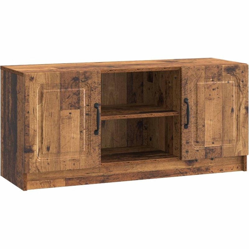 Έπιπλο Τηλεόρασης VidaXL 102x34.5x47 cm - Παλαιωμένο Ξύλο