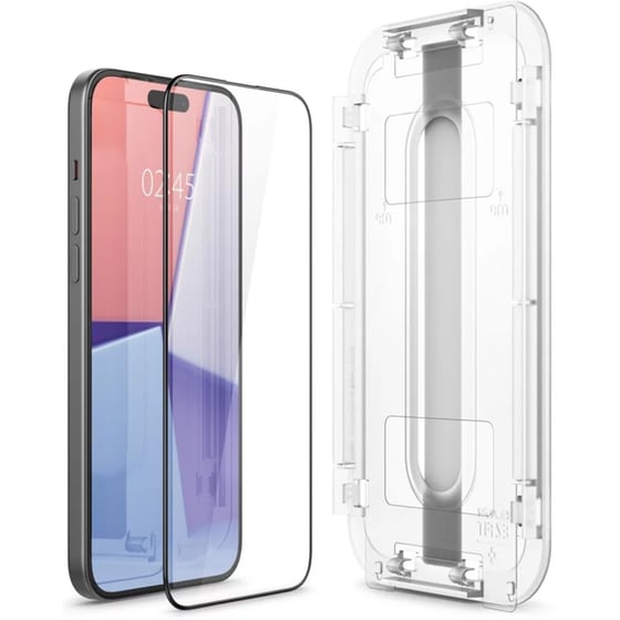 Προστατευτικό Οθόνης Apple iPhone 15 Plus - Spigen EZ Fit GLAS.tR 2τμχ image 3