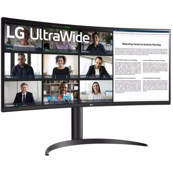 LG UltraWide 34WR55QK Monitor 34'' QHD VA Curved 100Hz 5ms image 2