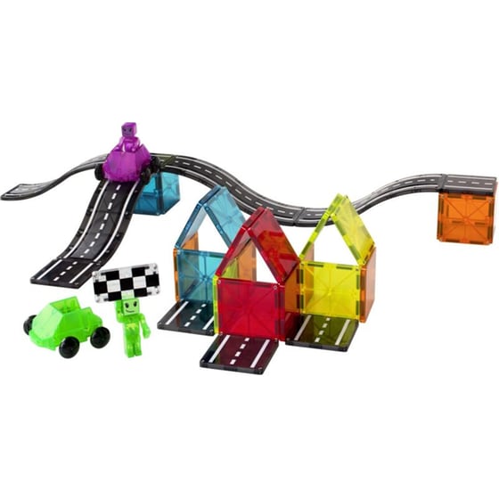 Magna-Tiles® Downhill Duo Μαγνητικό Παιχνίδι Κατασκευών - 40 Κομμάτια (23840) image 2